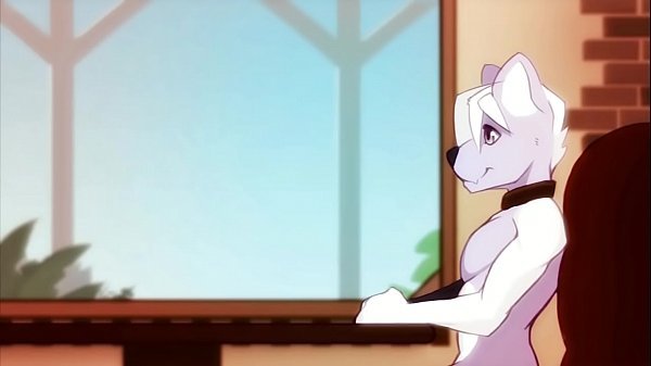 Bunny Blowjob to the client in the restaurant
