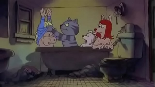 Fritz the Cat (1972): Bathtub Orgy (Part 1)