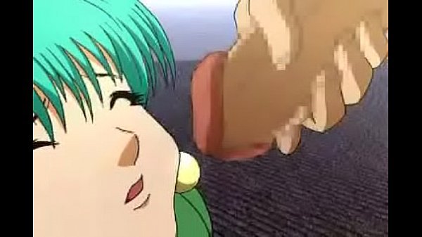 Dragon Ball Z – Bulma levando uma gozada/ Bulma carrying sperm on face