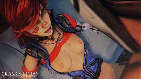 Teen Gaige rough sex with outlaw Mechromancer