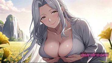 Anime Sky Priestess Fucked Beside The Falls Of A Floating Island (ai-generated)
